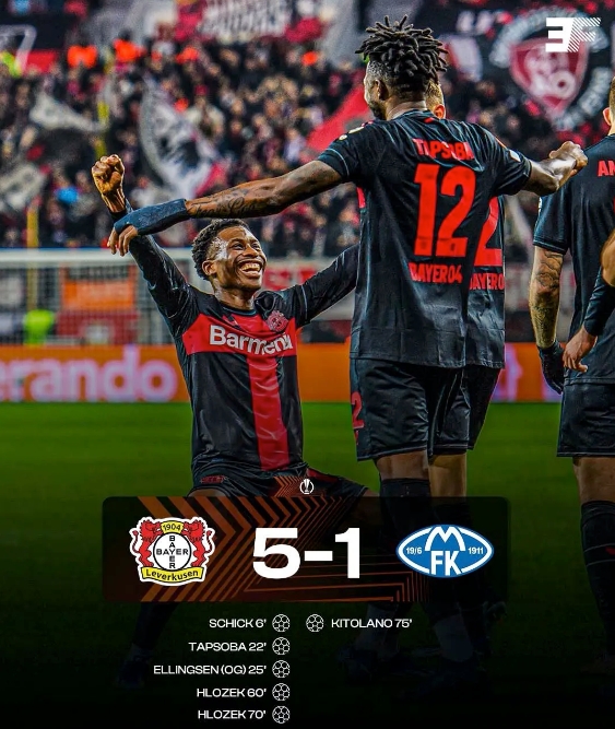 勒沃庫森全勝晉級！歐聯(lián)杯16強(qiáng)門票已拿下